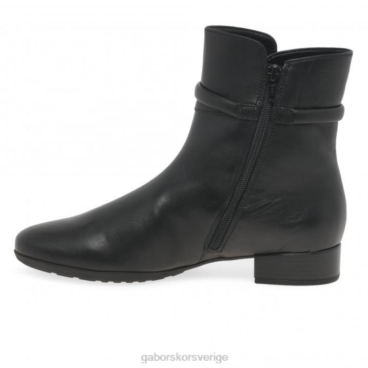 svart guld Skodon Gabor kvinnor boom ankelstövlar 82BP248