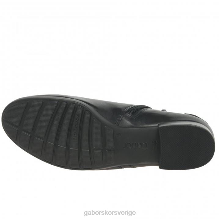 svart mocka Skodon Gabor kvinnor briano stövlar 82BP244