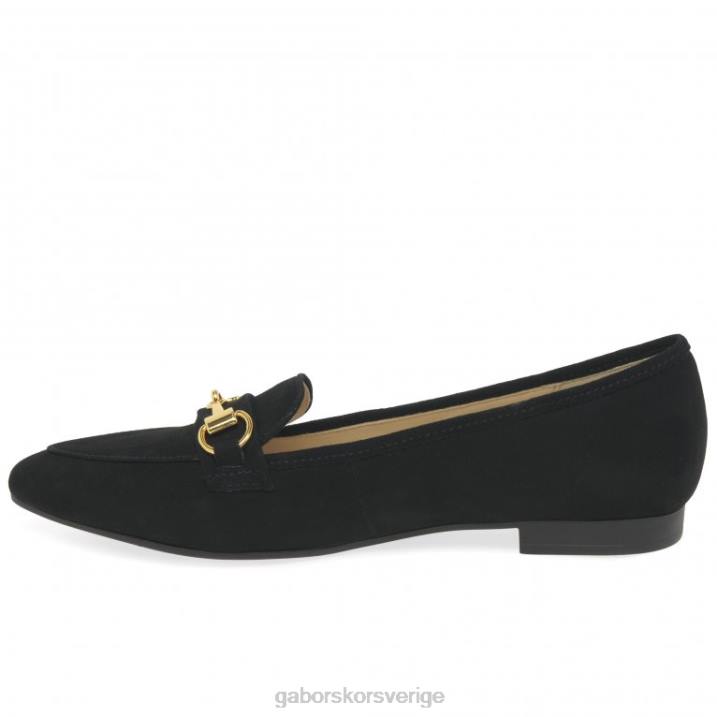 svart mocka Skodon Gabor kvinnor caterham skor 82BP109