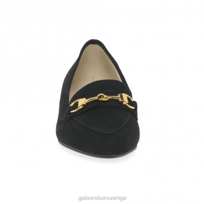 svart mocka Skodon Gabor kvinnor caterham skor 82BP109