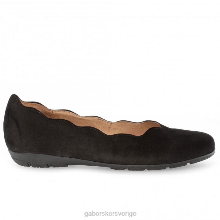 svart mocka Skodon Gabor kvinnor motstå skor 82BP112