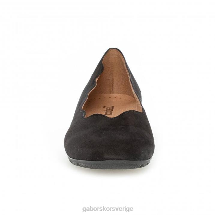 svart mocka Skodon Gabor kvinnor motstå skor 82BP112