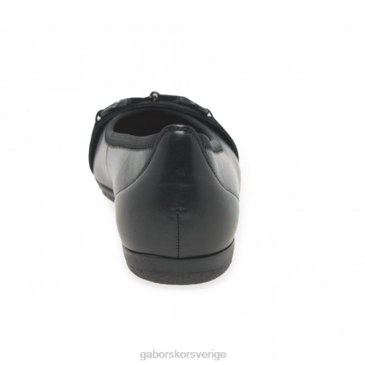 svart mocka Skodon Gabor kvinnor raif fritidsskor 82BP25