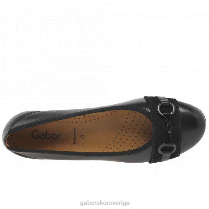 svart mocka Skodon Gabor kvinnor raif fritidsskor 82BP25