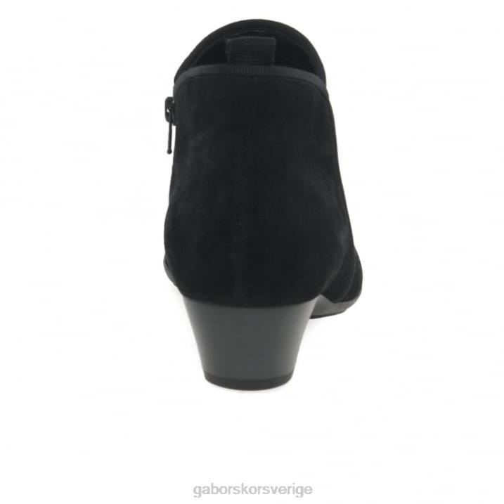 svart mocka Skodon Gabor kvinnor trudy ankelboots 82BP196
