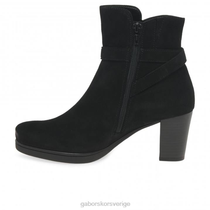 svart mocka Skodon Gabor kvinnor vaad fotkängor 82BP194