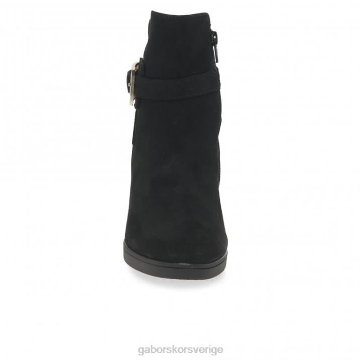 svart mocka Skodon Gabor kvinnor vaad fotkängor 82BP194