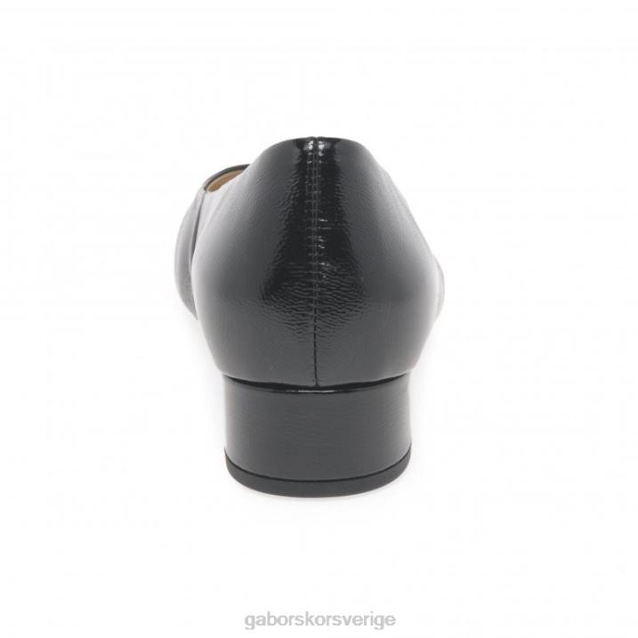 svart patent 2 Skodon Gabor kvinnor utveckla domstolsskor 82BP64