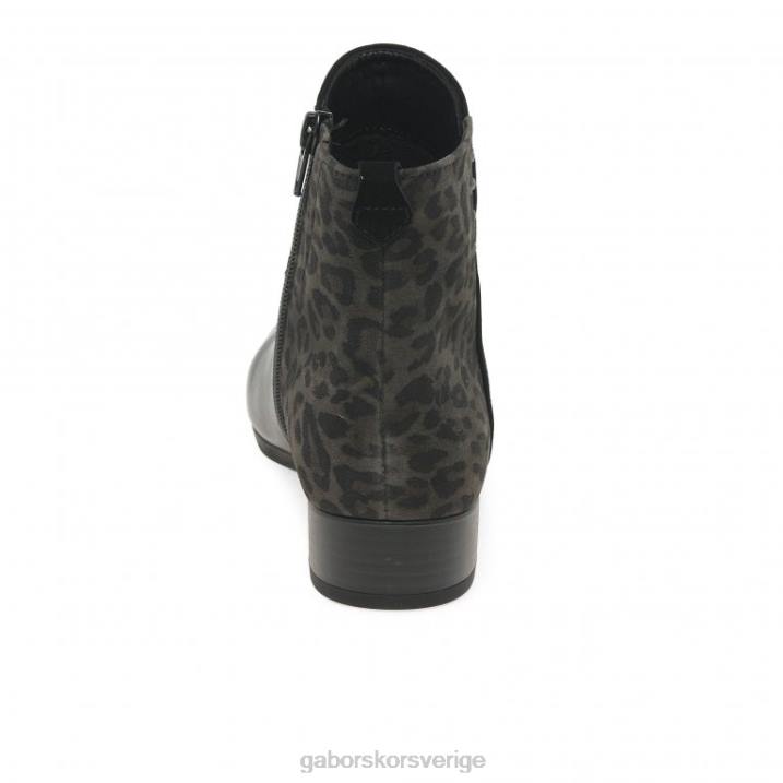 svart/antracit Skodon Gabor kvinnor breck stövlar 82BP238