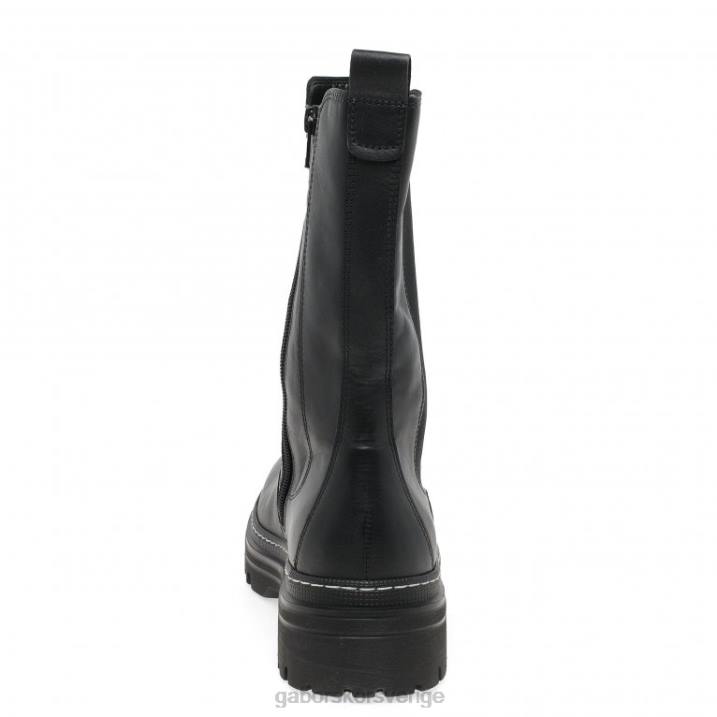 svart/vit söm Skodon Gabor kvinnor gaby kalvlånga stövlar 82BP259