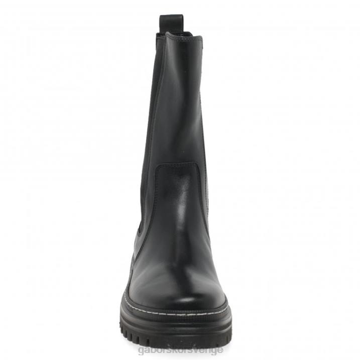 svart/vit söm Skodon Gabor kvinnor gaby kalvlånga stövlar 82BP259