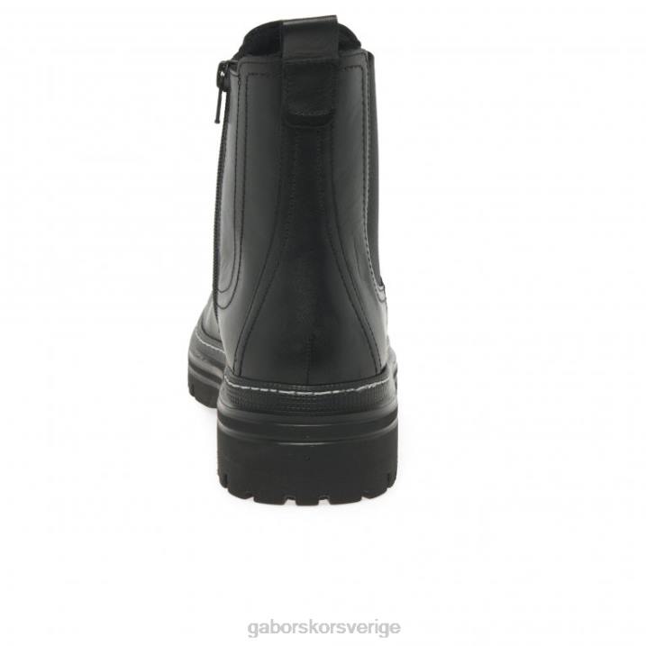 svart/vit söm Skodon Gabor kvinnor gazania chelsea stövlar 82BP236