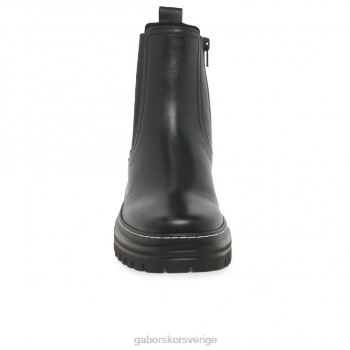svart/vit söm Skodon Gabor kvinnor gazania chelsea stövlar 82BP236