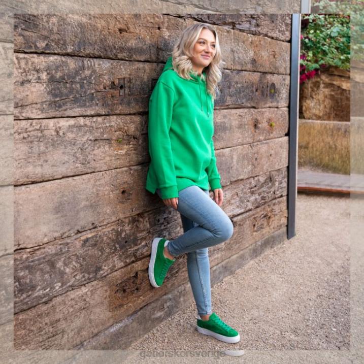 verde mocka/vit Skodon Gabor kvinnor camrose tränare 82BP138