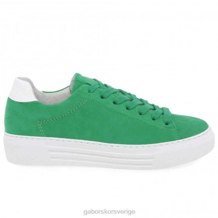 verde mocka/vit Skodon Gabor kvinnor camrose tränare 82BP138