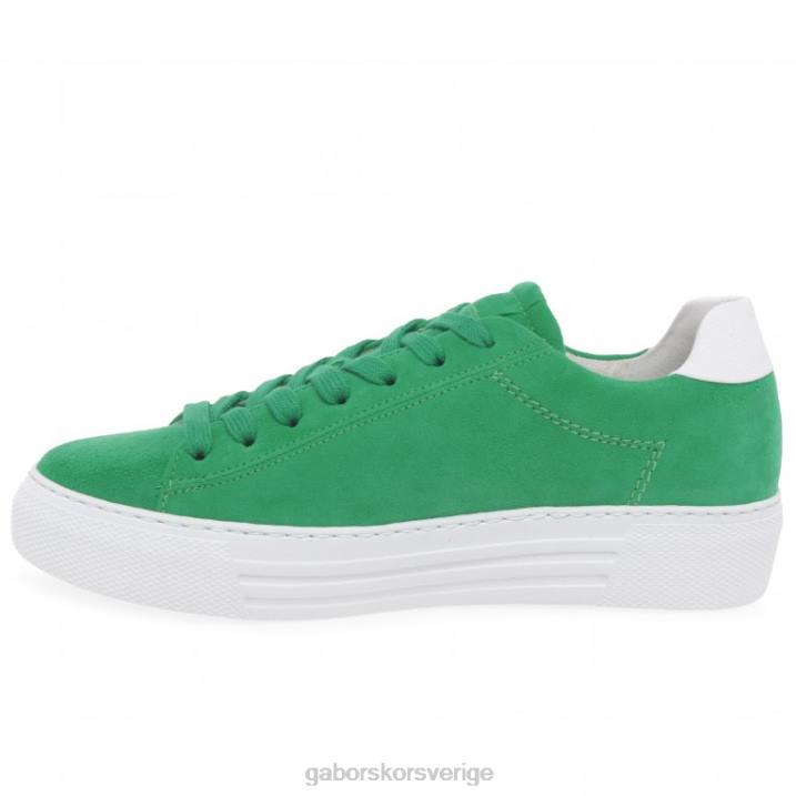verde mocka/vit Skodon Gabor kvinnor camrose tränare 82BP138