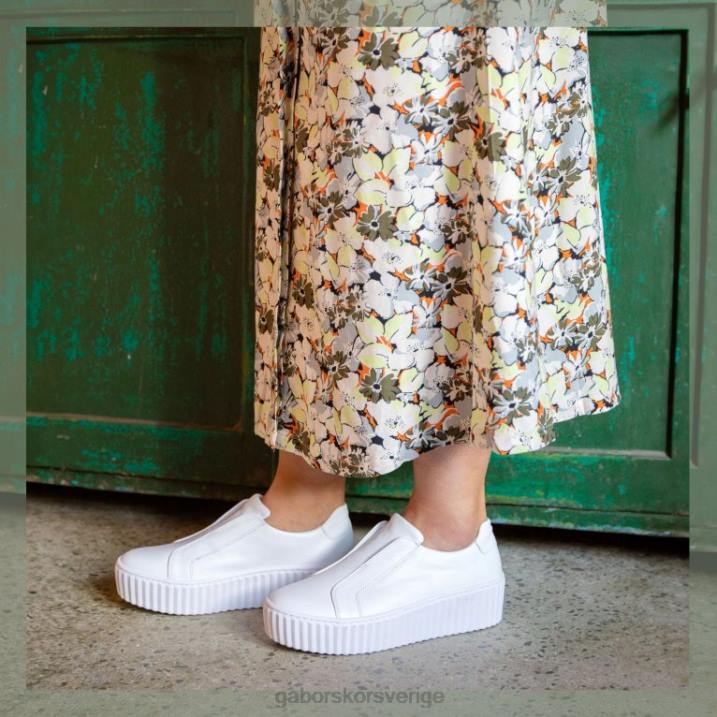 vit Skodon Gabor kvinnor debra tränare 82BP148