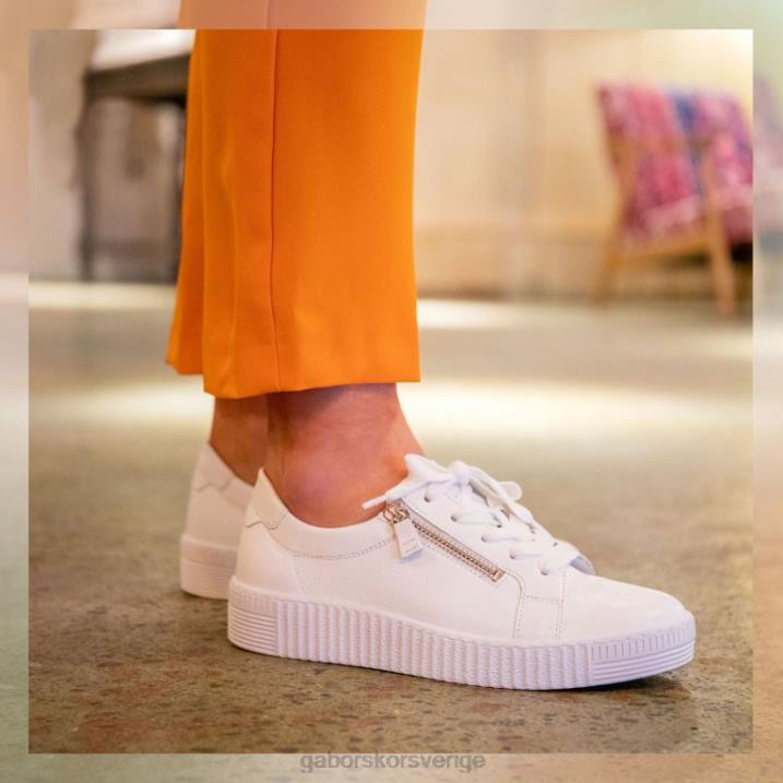 vit Skodon Gabor kvinnor visdom casual skor 82BP324