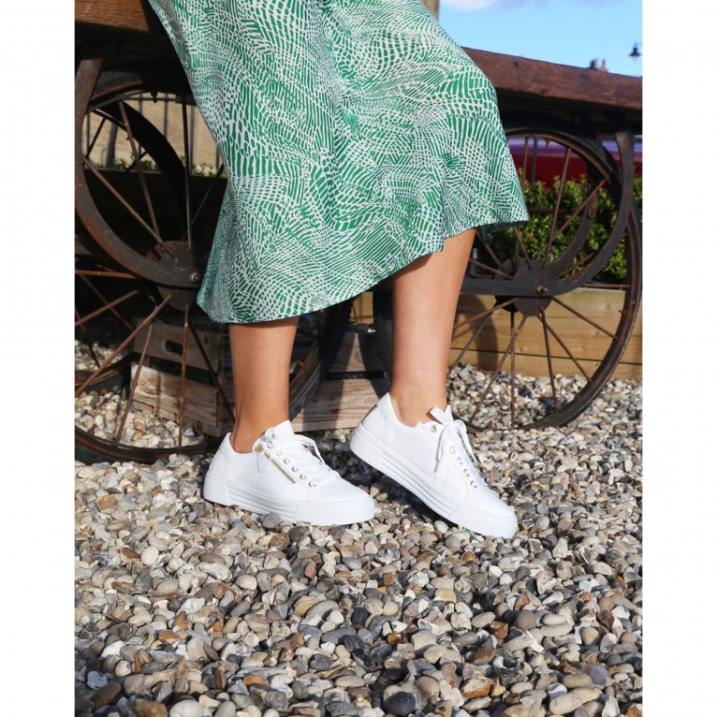 vit/platino Skodon Gabor kvinnor campus utbildare 82BP144