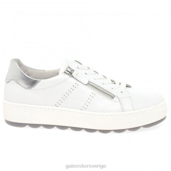 vit/silver Skodon Gabor kvinnor quench fritidsskor 82BP136
